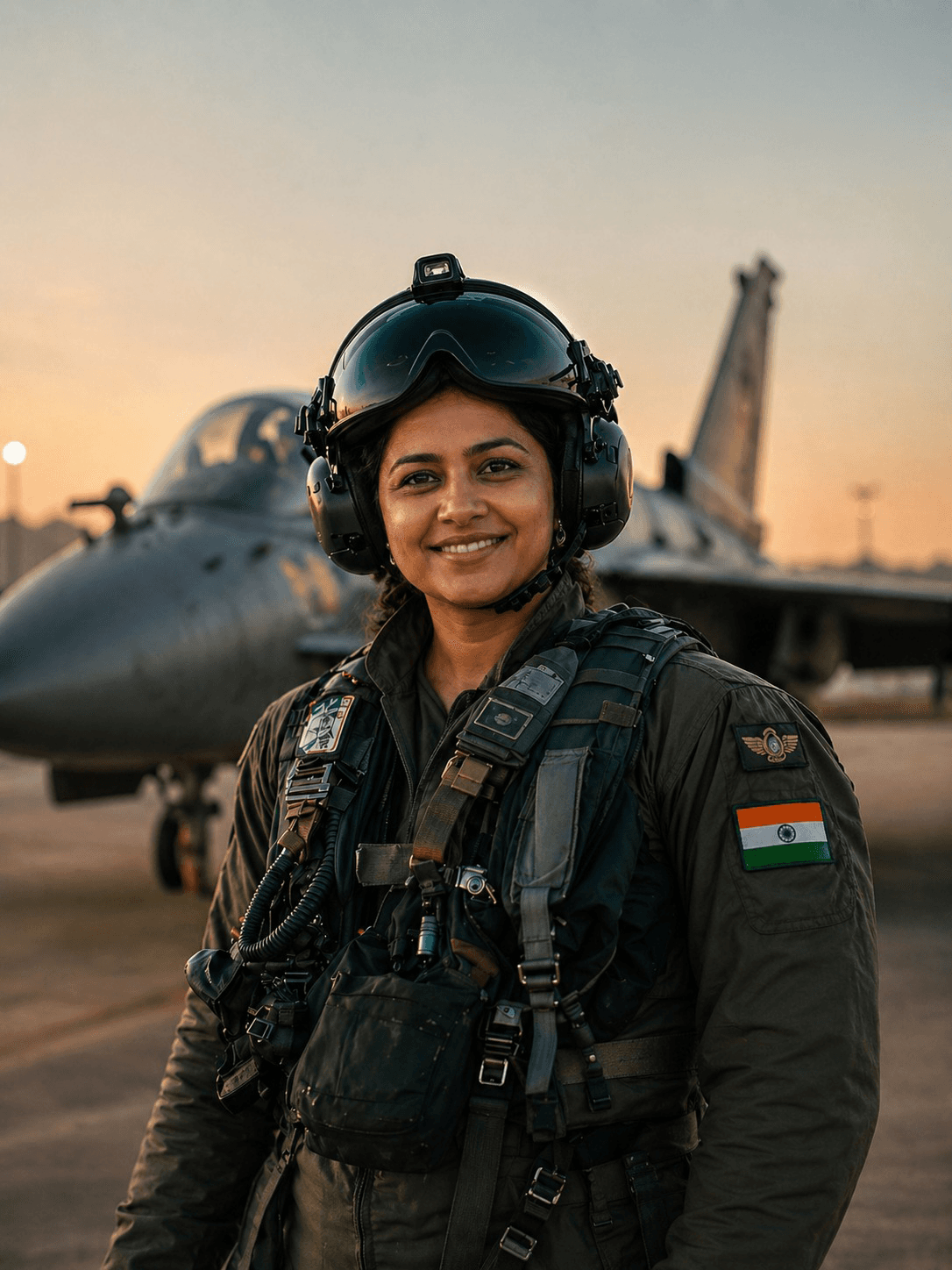 Female pilot uniform